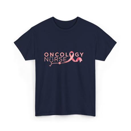 Oncology Nurse Cancer Awareness Nurse T-Shirt - Navy