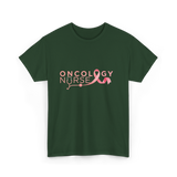 Oncology Nurse Cancer Awareness Nurse T-Shirt - Forest Green