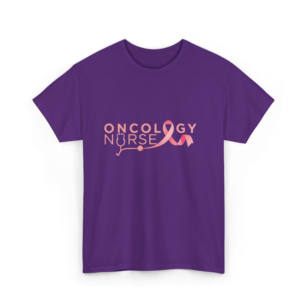 Oncology Nurse Cancer Awareness Nurse T-Shirt - Purple