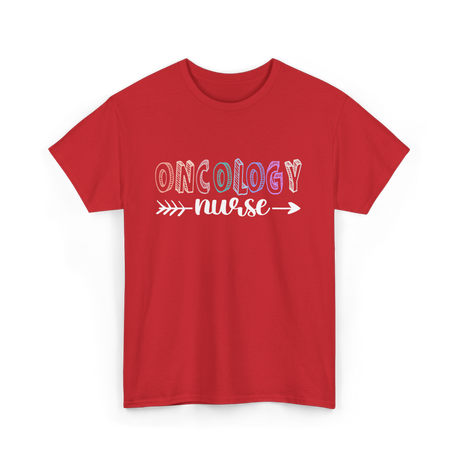 Oncology Nurse Nurse Nursing T-Shirt - Red