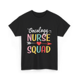 Oncology Nurse Squad Nurse T-Shirt - Black