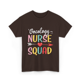 Oncology Nurse Squad Nurse T-Shirt - Dark Chocolate