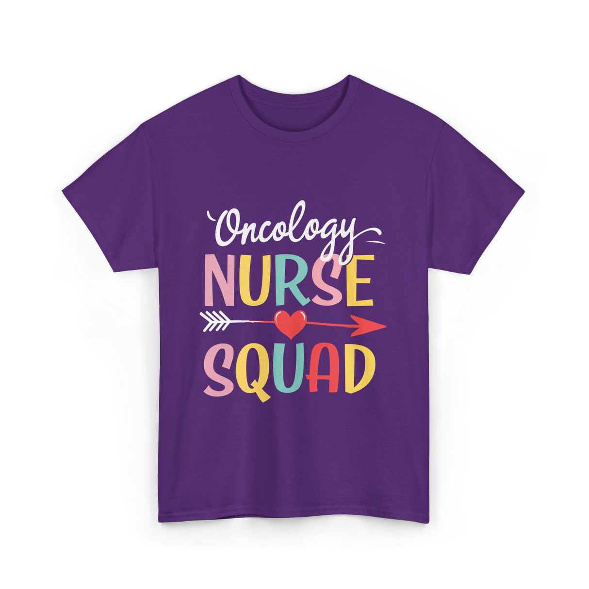 Oncology Nurse Squad Nurse T-Shirt - Purple