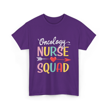 Oncology Nurse Squad Nurse T-Shirt - Purple