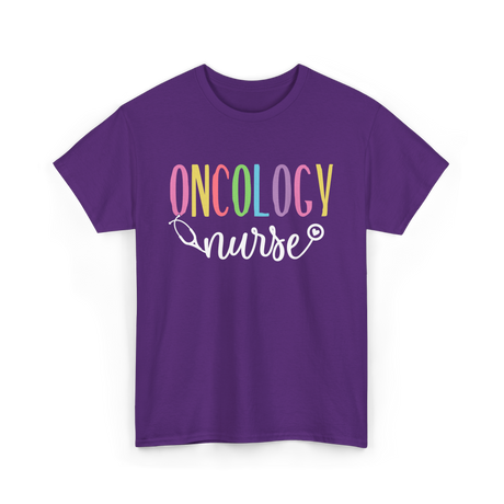 Oncology Nurse T-Shirt - Purple