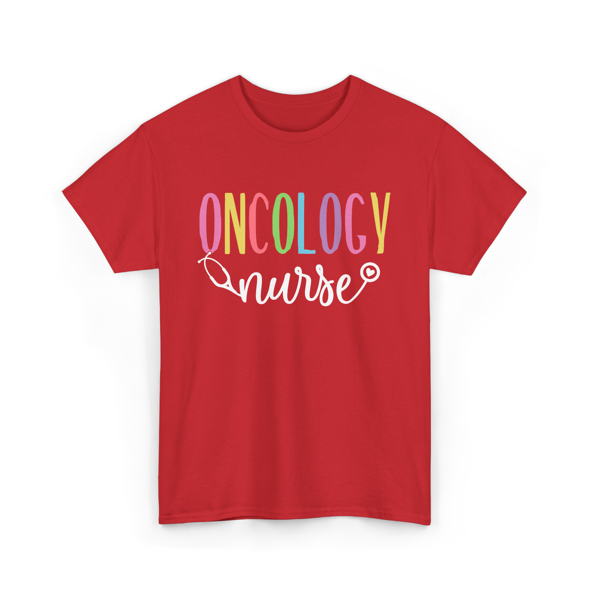 Oncology Nurse T-Shirt - Red