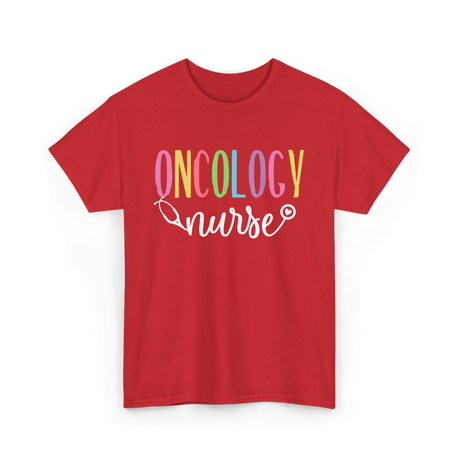 Oncology Nurse T-Shirt - Red