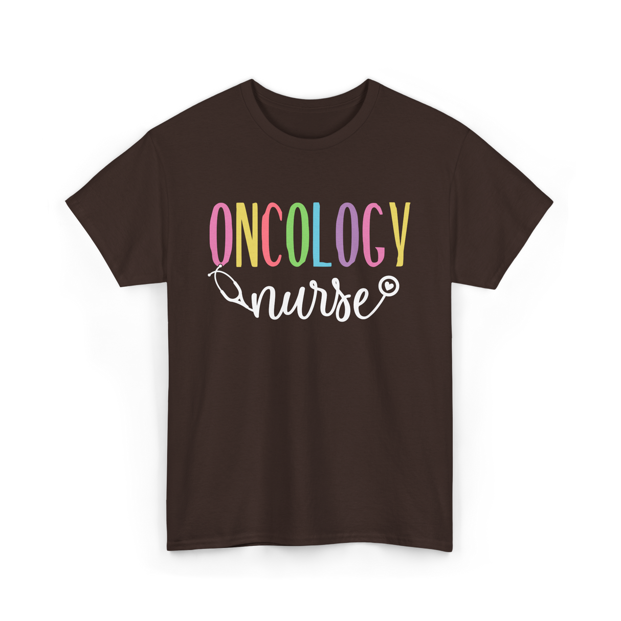 Oncology Nurse T-Shirt - Dark Chocolate