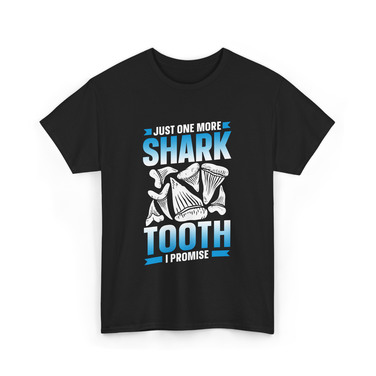 One More Shark Tooth Sharks T-Shirt - Black