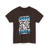 One More Shark Tooth Sharks T-Shirt - Dark Chocolate