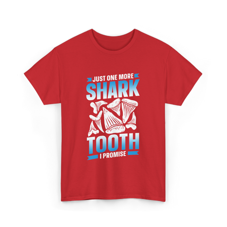 One More Shark Tooth Sharks T-Shirt - Red