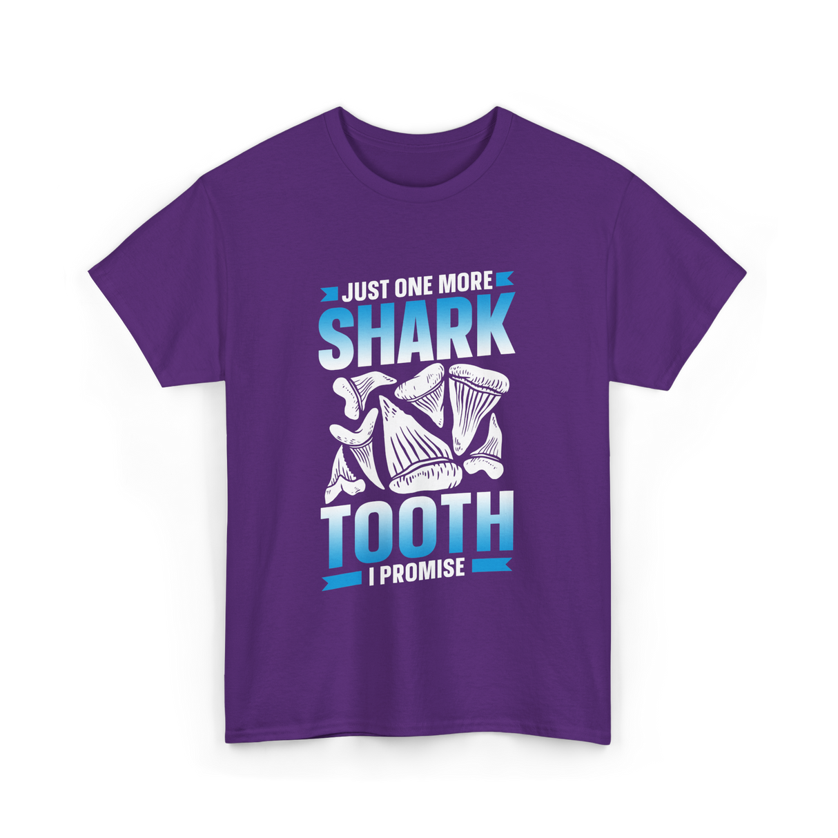 One More Shark Tooth Sharks T-Shirt - Purple