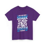 One More Shark Tooth Sharks T-Shirt - Purple