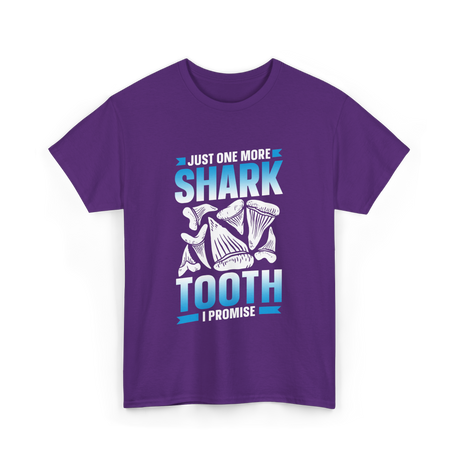 One More Shark Tooth Sharks T-Shirt - Purple