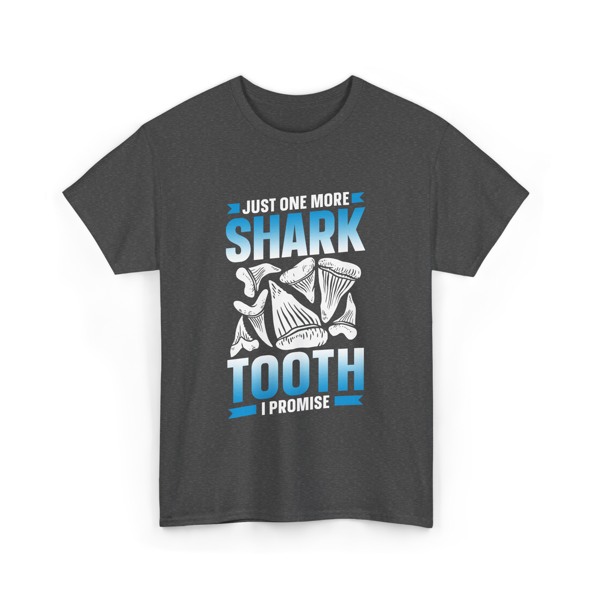 One More Shark Tooth Sharks T-Shirt - Dark Heather