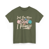 One More Shell Seashells T-Shirt - Military Green