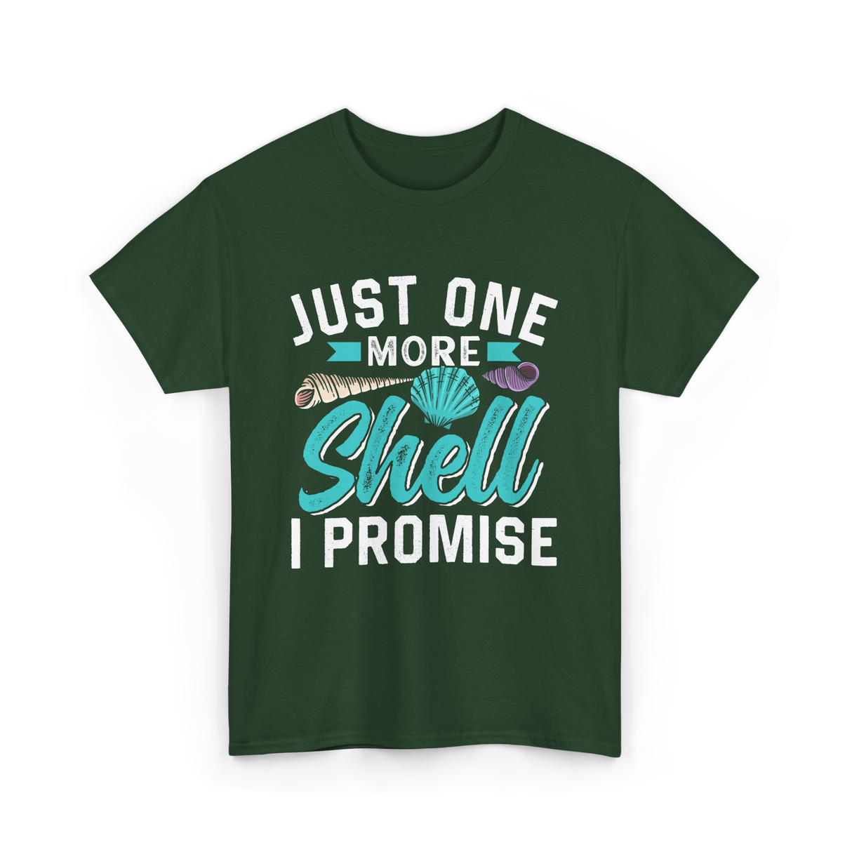 One More Shell Shells T-Shirt - Forest Green