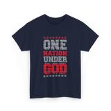 One Nation Under God Patriotic T-Shirt - Navy