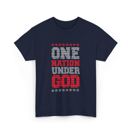 One Nation Under God Patriotic T-Shirt - Navy