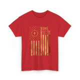 One Nation Under God Patriotism T-Shirt - Red