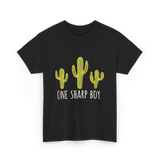 One Sharp Boy Cactus Cacti T-Shirt - Black