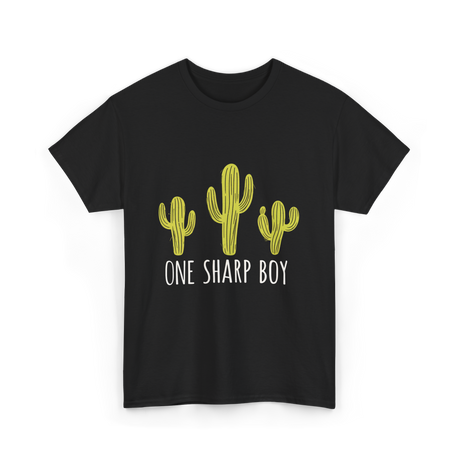 One Sharp Boy Cactus Cacti T-Shirt - Black