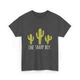 One Sharp Boy Cactus Cacti T-Shirt - Dark Heather