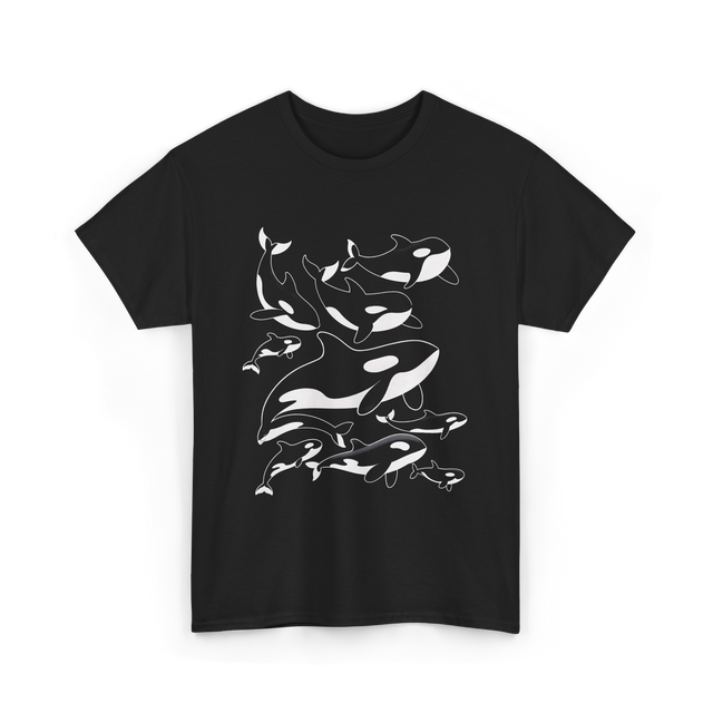 Orca Killer Whale Ocean Animal T-Shirt - Black