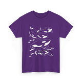 Orca Killer Whale Ocean Animal T-Shirt - Purple