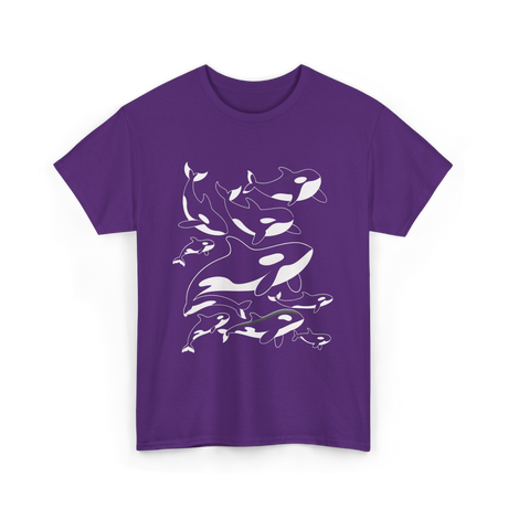 Orca Killer Whale Ocean Animal T-Shirt - Purple