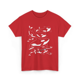 Orca Killer Whale Ocean Animal T-Shirt - Red