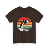 Orca Killer Whale Wildlife T-Shirt - Dark Chocolate