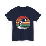 Orca Killer Whale Wildlife T-Shirt - Navy