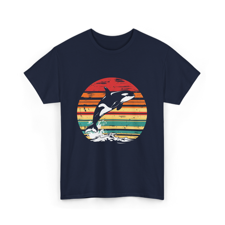 Orca Killer Whale Wildlife T-Shirt - Navy