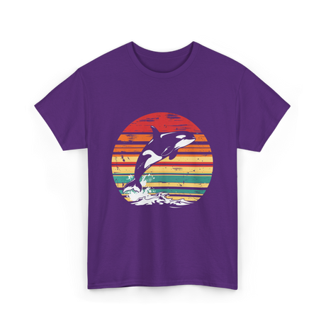 Orca Killer Whale Wildlife T-Shirt - Purple