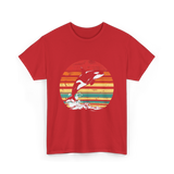 Orca Killer Whale Wildlife T-Shirt - Red