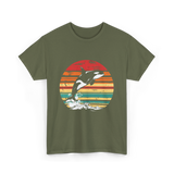 Orca Killer Whale Wildlife T-Shirt - Military Green