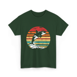 Orca Killer Whale Wildlife T-Shirt - Forest Green