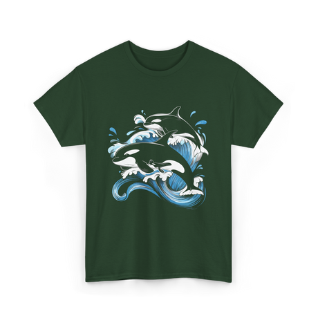 Orca Orca T-Shirt - Forest Green