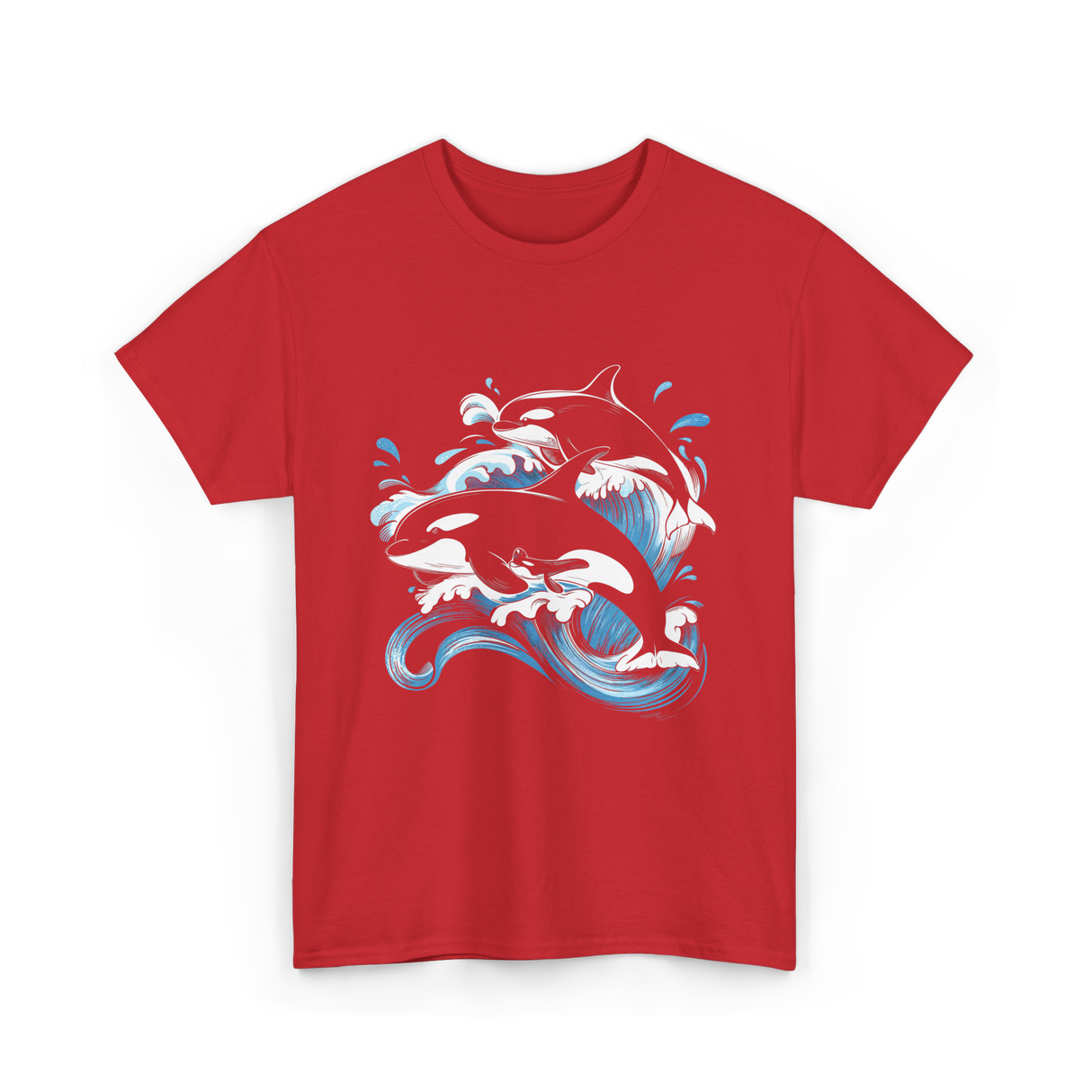 Orca Orca T-Shirt - Red