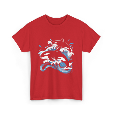 Orca Orca T-Shirt - Red