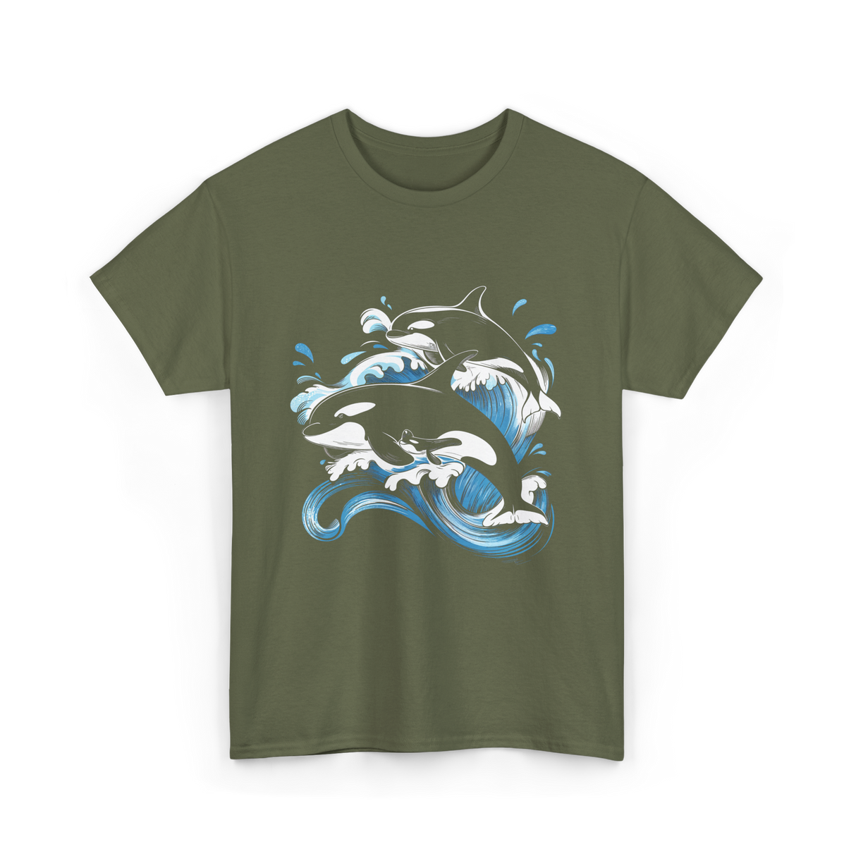 Orca Orca T-Shirt - Military Green