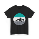 Orca Retro Design Orcas T-Shirt - Black