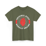 Original Body Rebuilt Engine Heart T-Shirt - Military Green