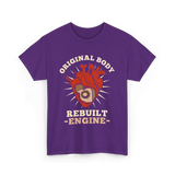 Original Body Rebuilt Engine Heart T-Shirt - Purple