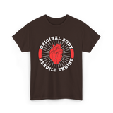 Original Body Rebuilt Engine Heart T-Shirt - Dark Chocolate