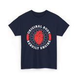 Original Body Rebuilt Engine Heart T-Shirt - Navy