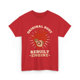 Original Body Rebuilt Engine Heart T-Shirt - Red