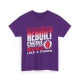 Original Body Rebuilt Engine T-Shirt - Purple