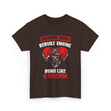 Original Body Rebuilt Engine T-Shirt - Dark Chocolate